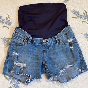 Abercrombie & Fitch Blue Jean Shorts